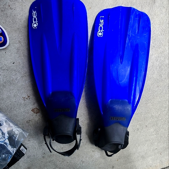 SEAC Open Scuba Fins set of 2 - Picture 1 of 3
